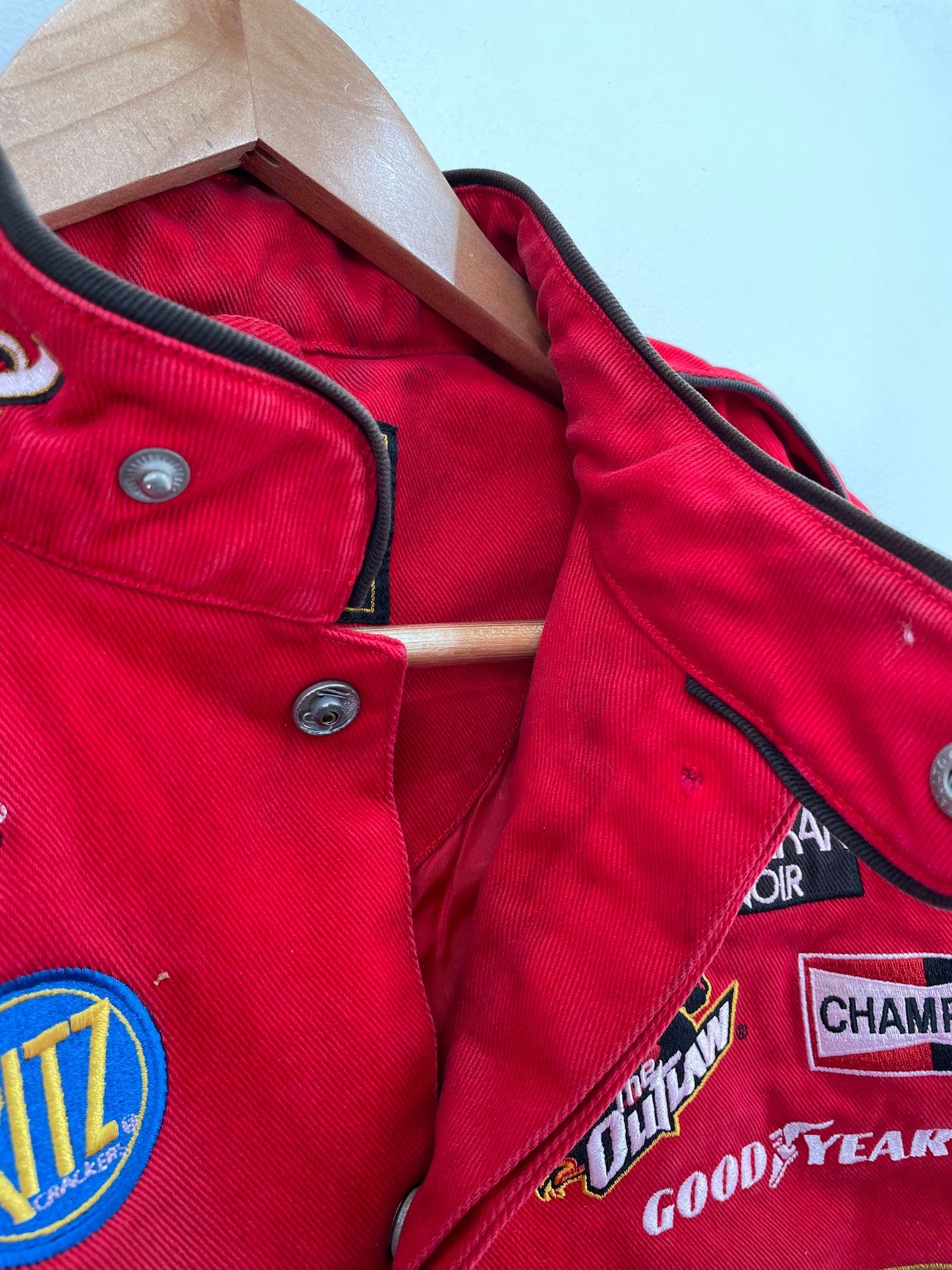 Vintage NASCAR BUDWEISER Size M Racnig Jacket / E3951J