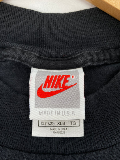90's NIKE Silver Tag Size XL Vintage Long Sleeve T-Shirt / A4003
