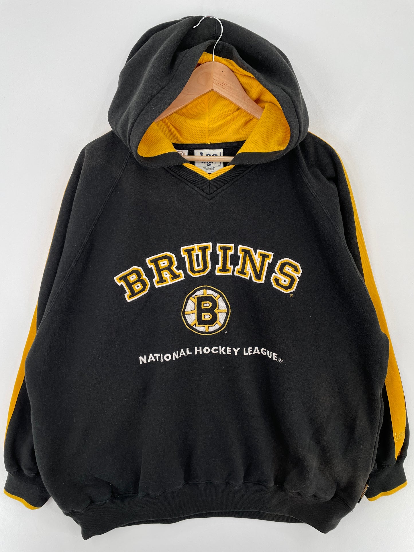00' BOSTON BRUINS Size XL Vintage NHL Hoodie Sweat-shirt / E109