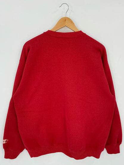 90's STARTER x SAN FRANCISCO 49ERS Made in USA Size XXL Vintage NFL Sweat-shirt / K5320