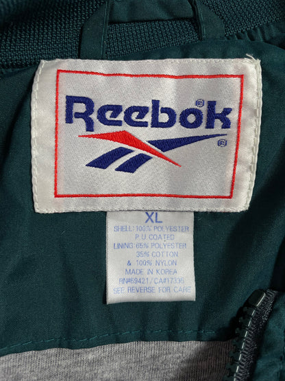 Vintage Reebok x PHILADELPHIA EAGLES Size XL NFL Nylon Jacket / A2531