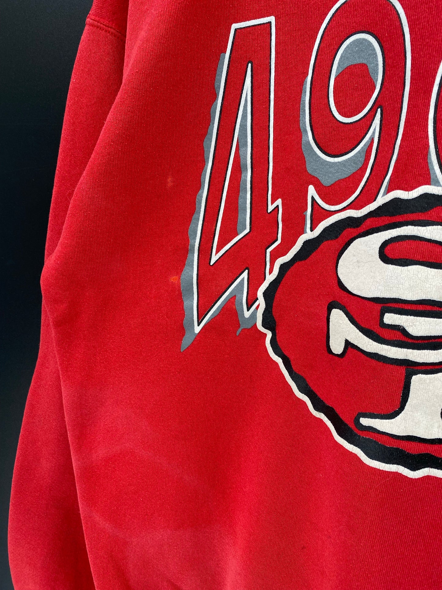 Vintage 49ERS SF Made in USA Size XL NFL Sweat shirt / k6196