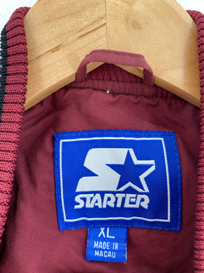 90’s STARTER x MISSISSIPPI STATE Size XL Vintage College Nylon Jacket / A5291