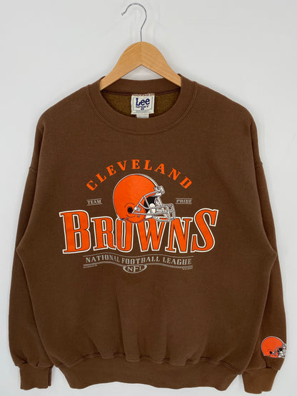 1998 CLEVELAND BROWNS Size L Vintage NFL Sweat-Shirt/ K8117