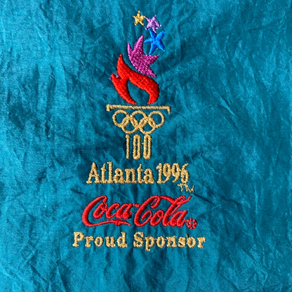 1996 ATLANTA OLYMPICS x COCA COLA Approx. Size XL Vintage Nylon Jacket / K4977