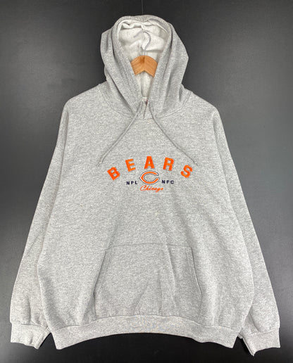 Vintage CHICAGO BEARS Approx. Size XL NFL Hoodie Sweat-Shirt / E3370S