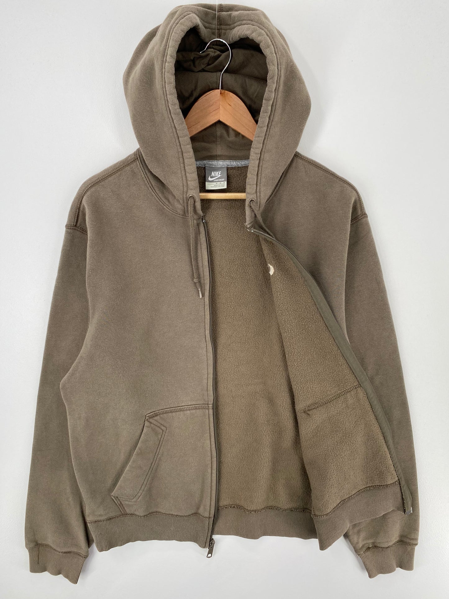 00' NIKE Size M Vintage Zip Up Hoodie Sweat-shirt / A550