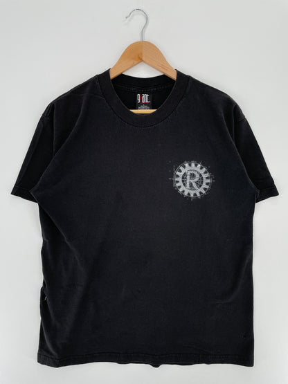 .90's RAGE AGAINST THE MACHINE Size L Vintage Music T-Shirt / E5841T