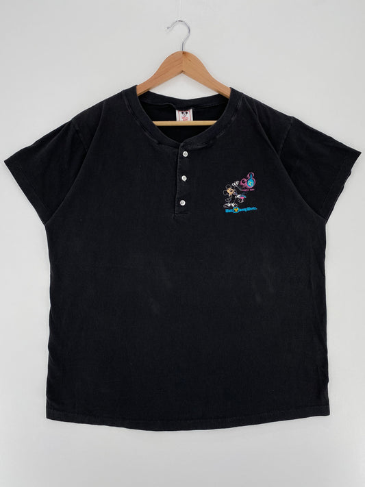.1991 WALT DISNEY WORLD 20 MAGICAL YEARS MICKY Made in USA Size XL Vintage T-Shirt / E4943T