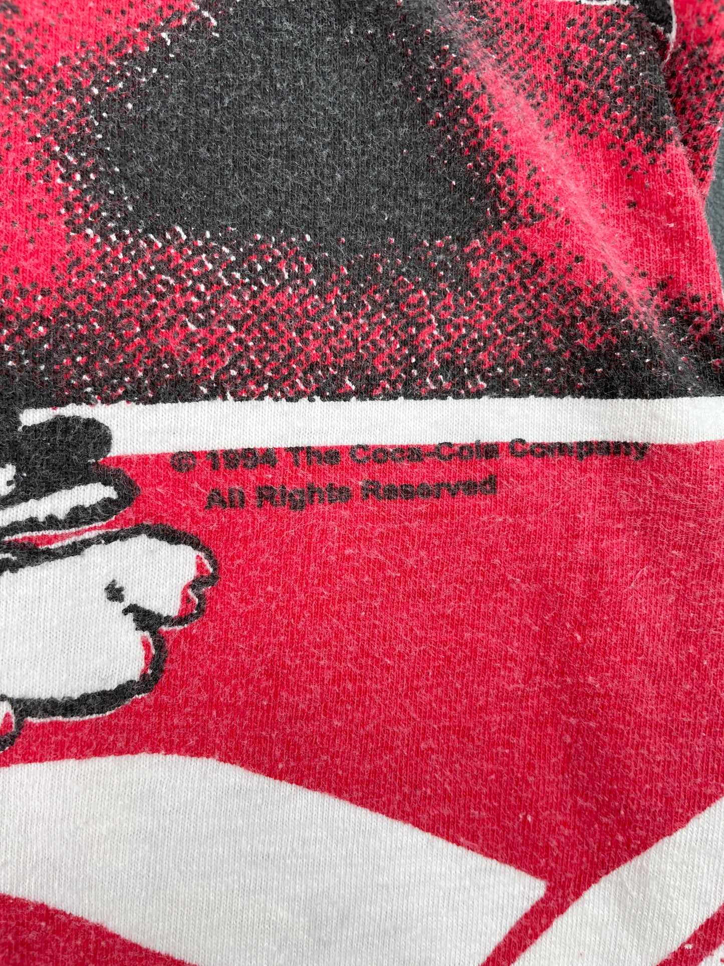 .1994 COCA COLA Size L Vintage T-shirt / A8999