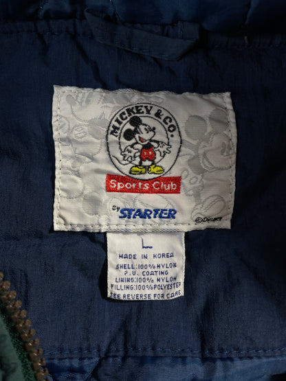 90's STARTER x DISNEY Size L Vintage Padded Nylon Jacket / A9919
