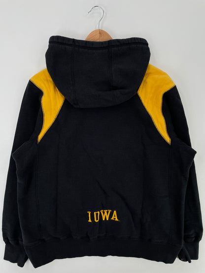 Vintage NIKE x IOWA Size M Vintage Hoodie College Sweat-shirt / A9797