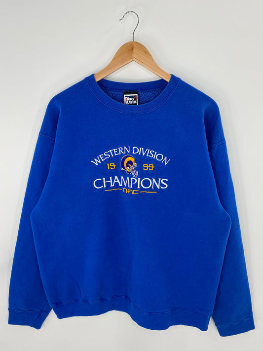 1999 LOS ANGELES LAMS Size XL Vintage NFL Sweat-Shirt/ K8303