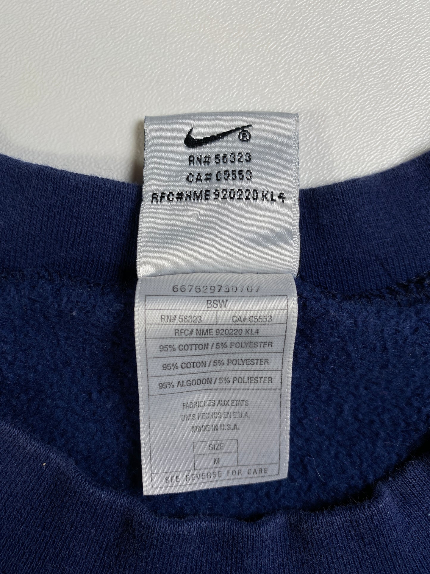 90's NIKE Made in USA Size M Vintage Sweat-shirt / E5069S