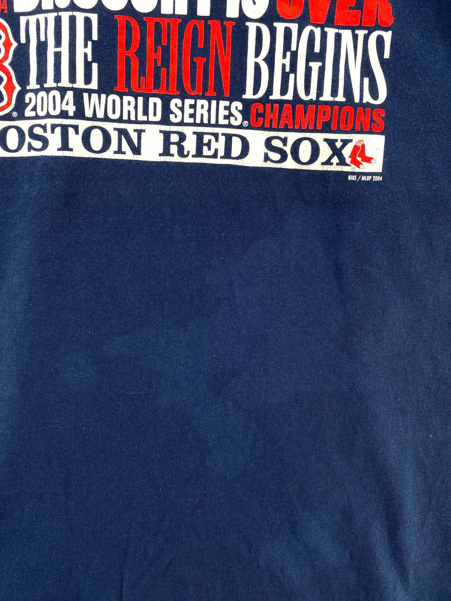 2004 NIKE x BOSTON RED SOX Size M Vintage MLB T-shirt / E5877T