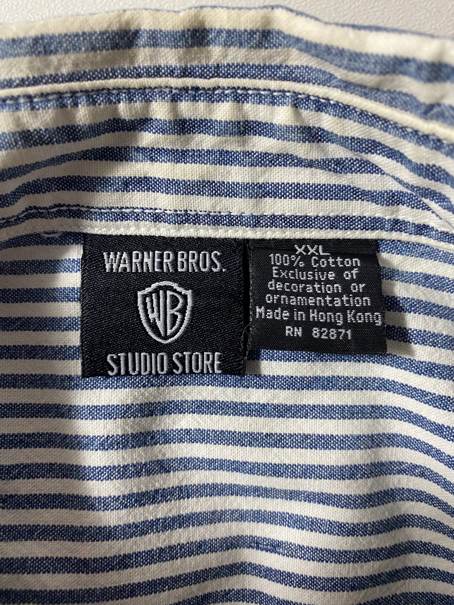 1996 LOONEY TUNES Size XXL Vintage Button Down Short Sleeve shirt / K9940