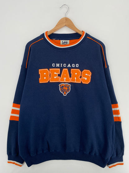 90's CHICAGO BEARS Size XL Vintage NFL Sweat-Shirt / A5396