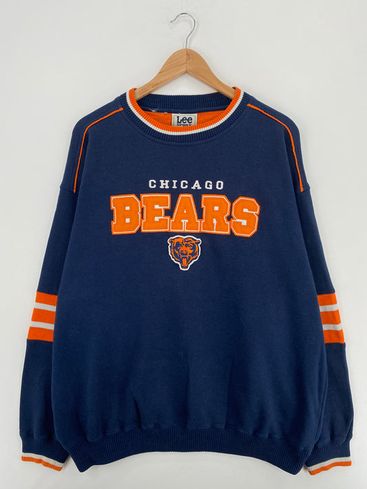 90's CHICAGO BEARS Size XL Vintage NFL Sweat-Shirt / A5396