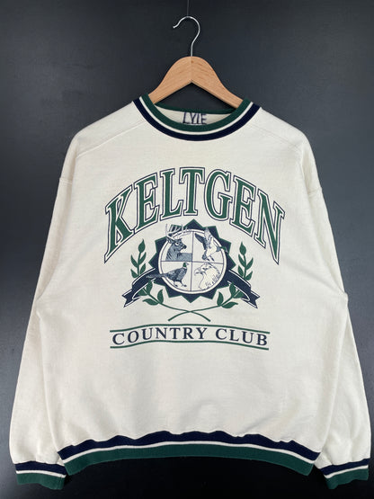 .90's KELTGEN COUNTRY CLUB Made in USA Size XL Vintage Sweat-Shirt / E4816S