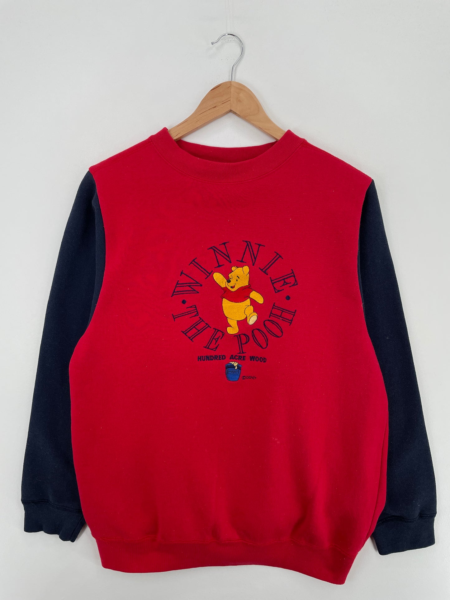00' DISNEY WINNIE THE POOH Approx. Size L Vintage Sweat-Shirt / A6147