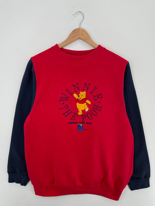 00' DISNEY WINNIE THE POOH Approx. Size L Vintage Sweat-Shirt / A6147