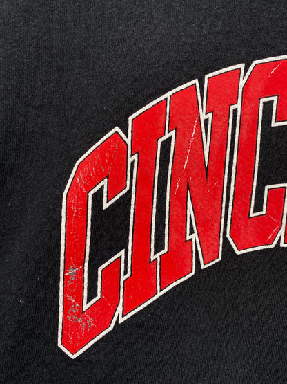 90's CINCINNATI Made in USA Size XL College Hoodie Sweat-Shirt / A5844