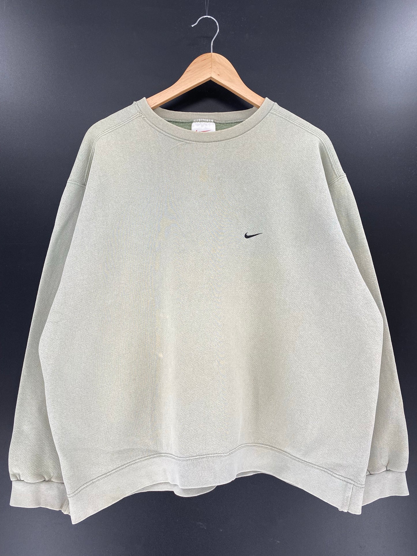 90's NIKE MINI SWOOSH Made in USA Size XL Vintage Sweat Shirts / K5081