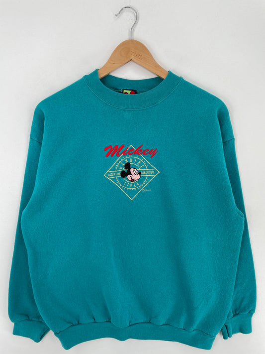90’s DISNEY MICKEY Made in USA Size L Vintage Sweat-Shirt / A4059