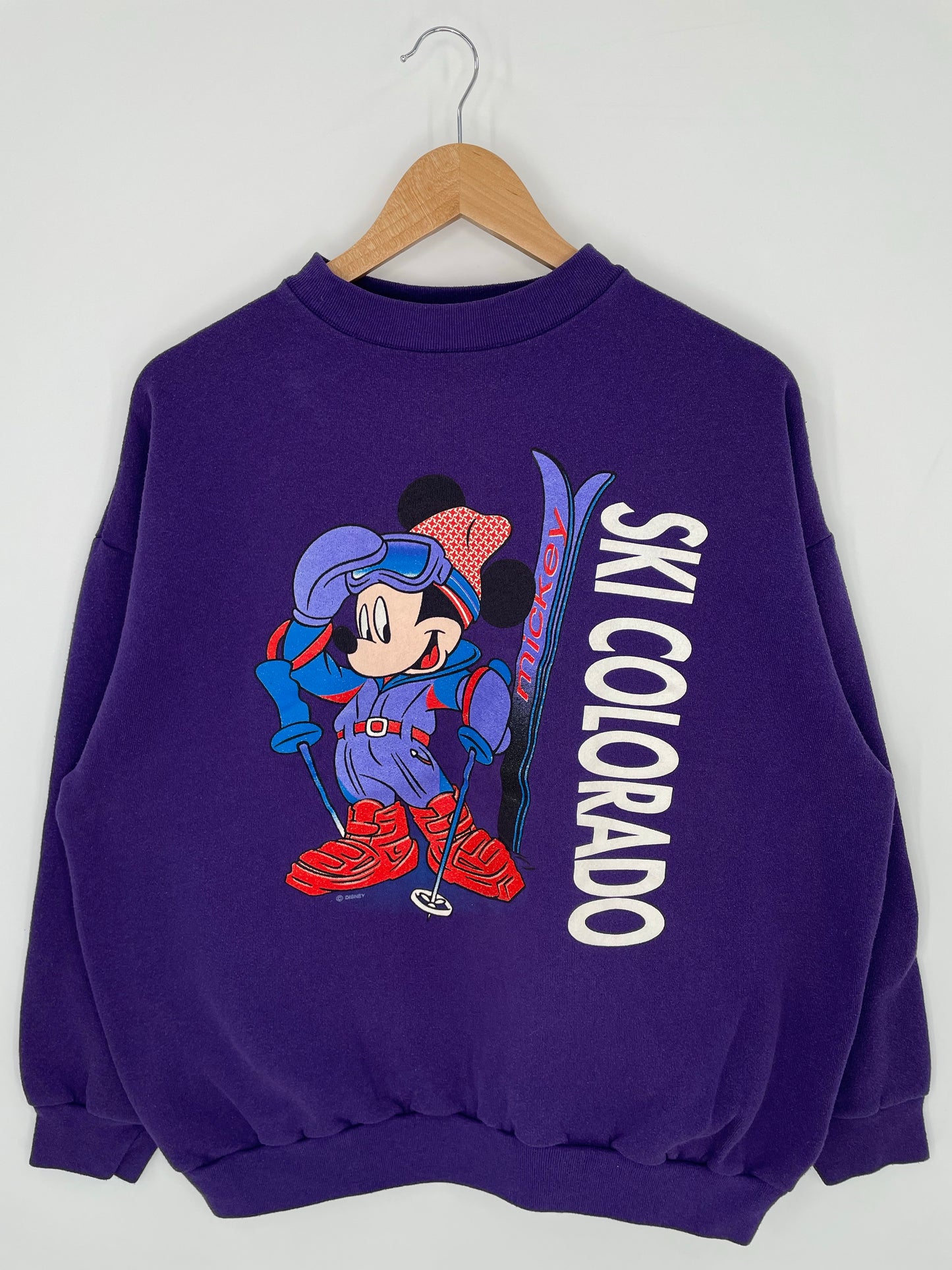 90's DISNEY MICKEY Made in USA Size XL Vintage Sweat-shirt / K8584