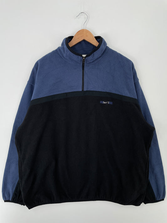 90's NIKE Size L Vintage Half Zip-up Fleece / A9244