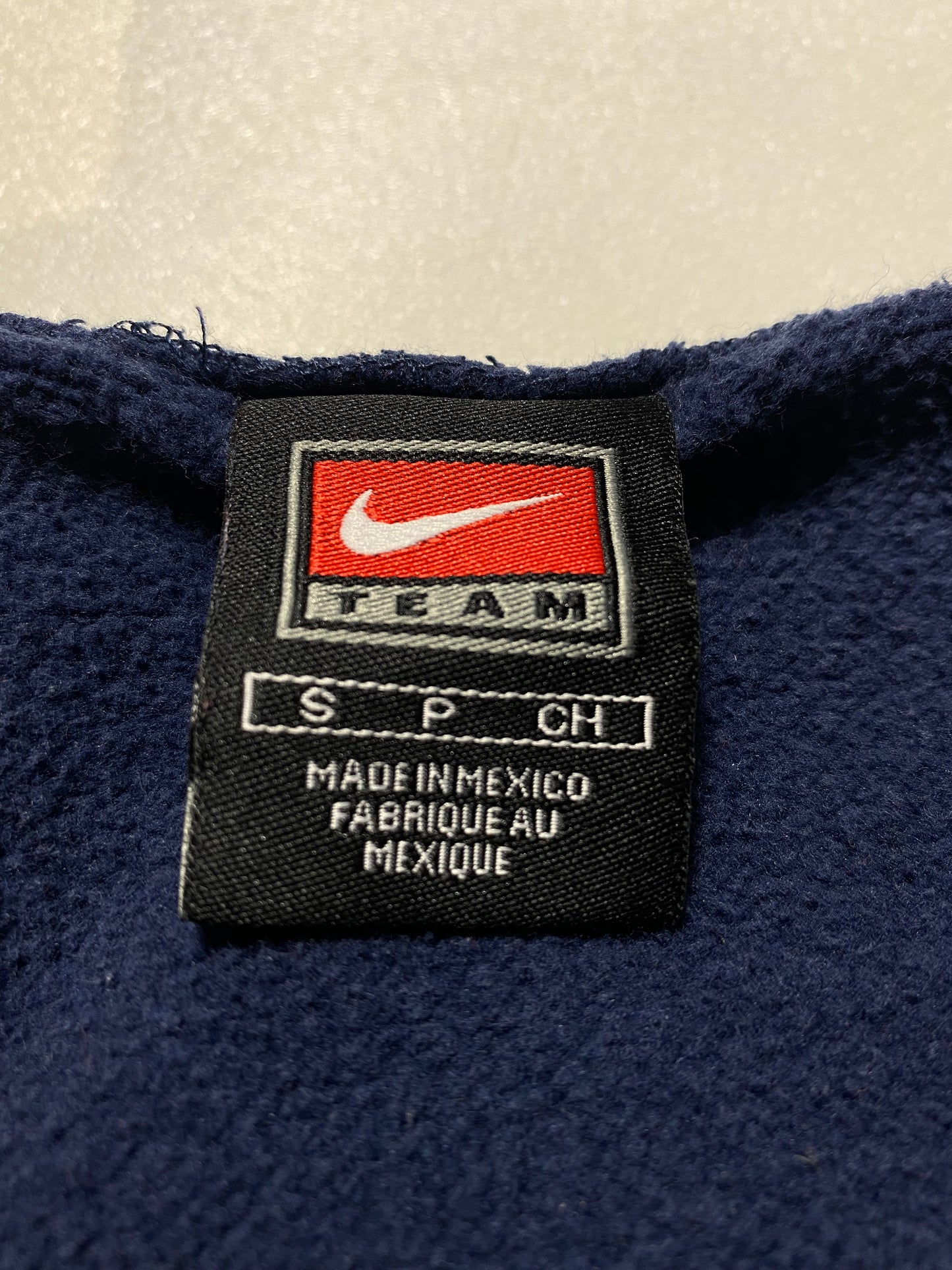 00' NIKE CONNECTICUT Size S Vintage College Hoodie Sweat-Shirts/ A140