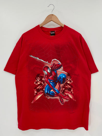 2002 MARVEL SPIDER MAN Vintage T-Shirt / K6645