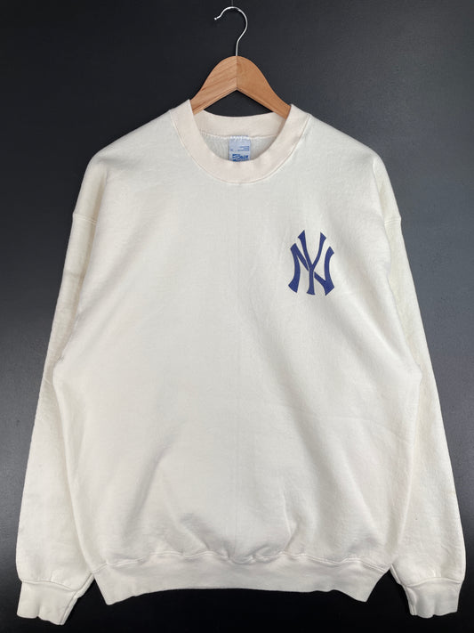 90's SALEM x NEW YORK YANKEES Made in USA Size XL Vintage MLB Sweat-Shirt / E1087