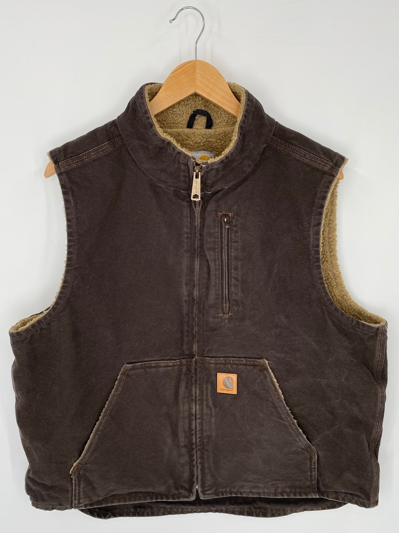 Vintage CARHARTT Size L Duck Vest / E208