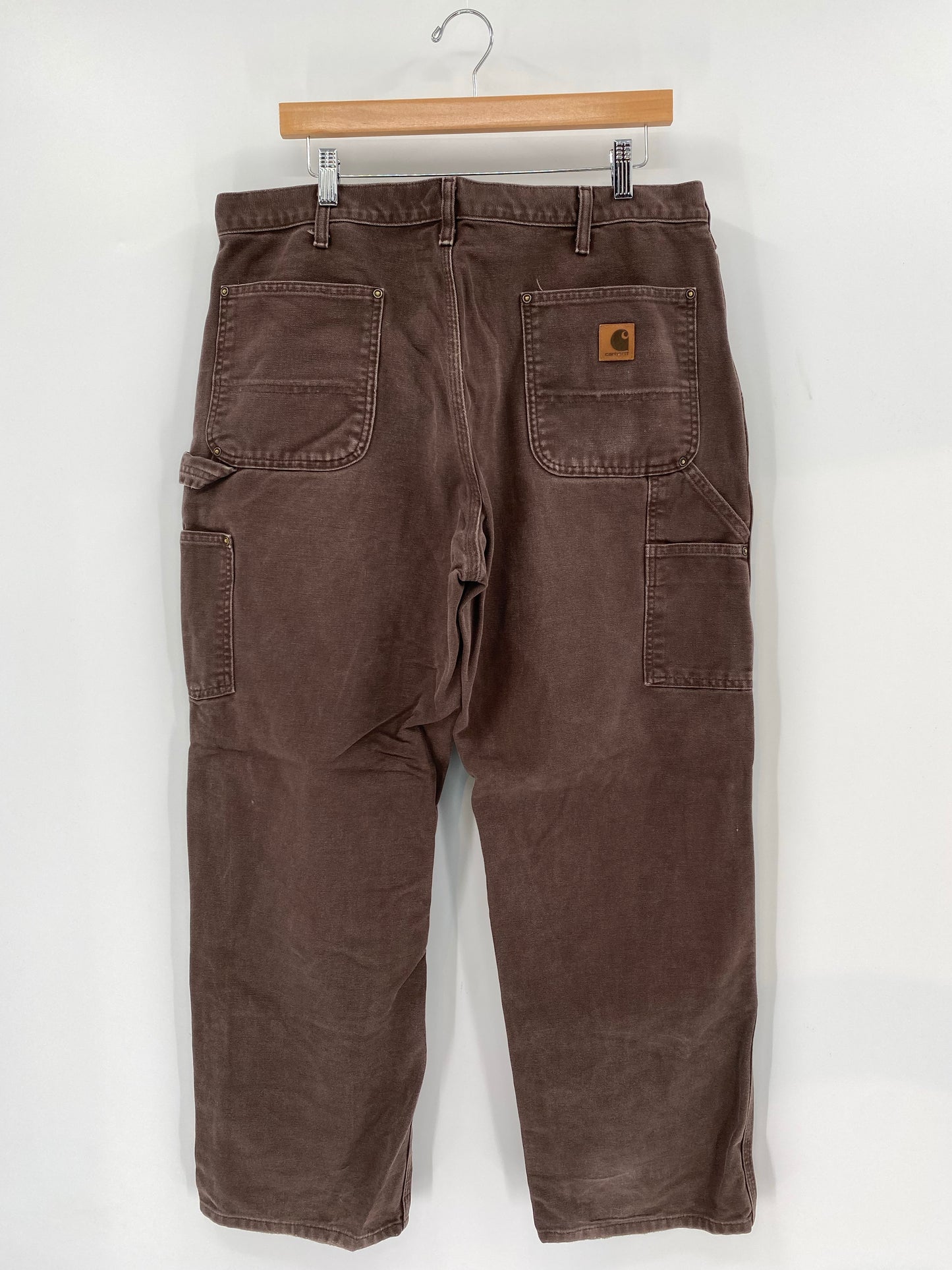 Vintage CARHARTT Size 36x30 Double Knee Duck Pants / K6524
