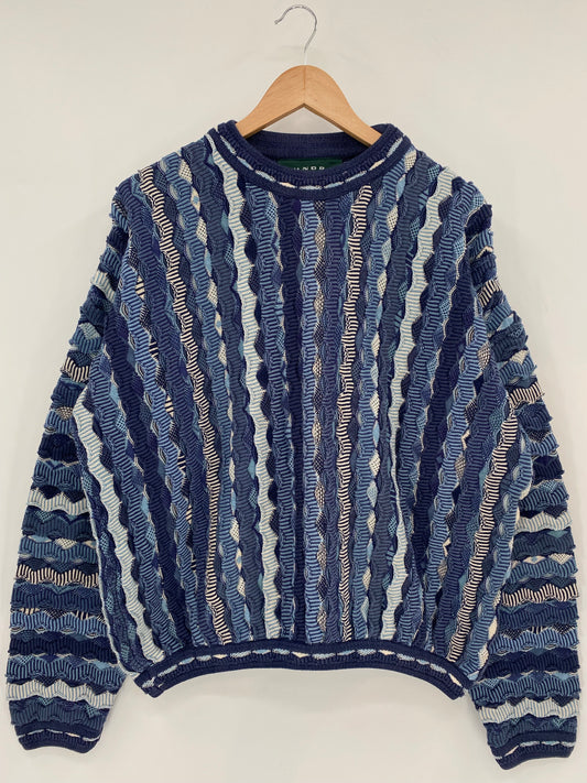 Vintage 3D COOGI- Style Size L Knit Sweater/ K6814