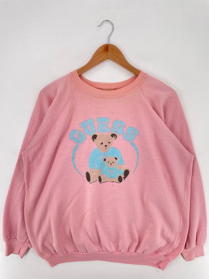 90's GUESS Made in USA Size L Vintage Sweat-shirt / A3613