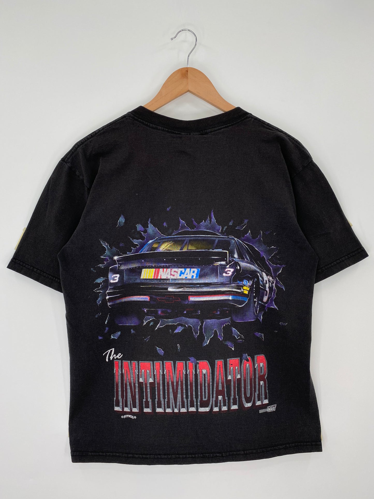 90's NASCAR DALE EARNHARDT Made in USA Size L Vintage Racing T-Shirts / K9661