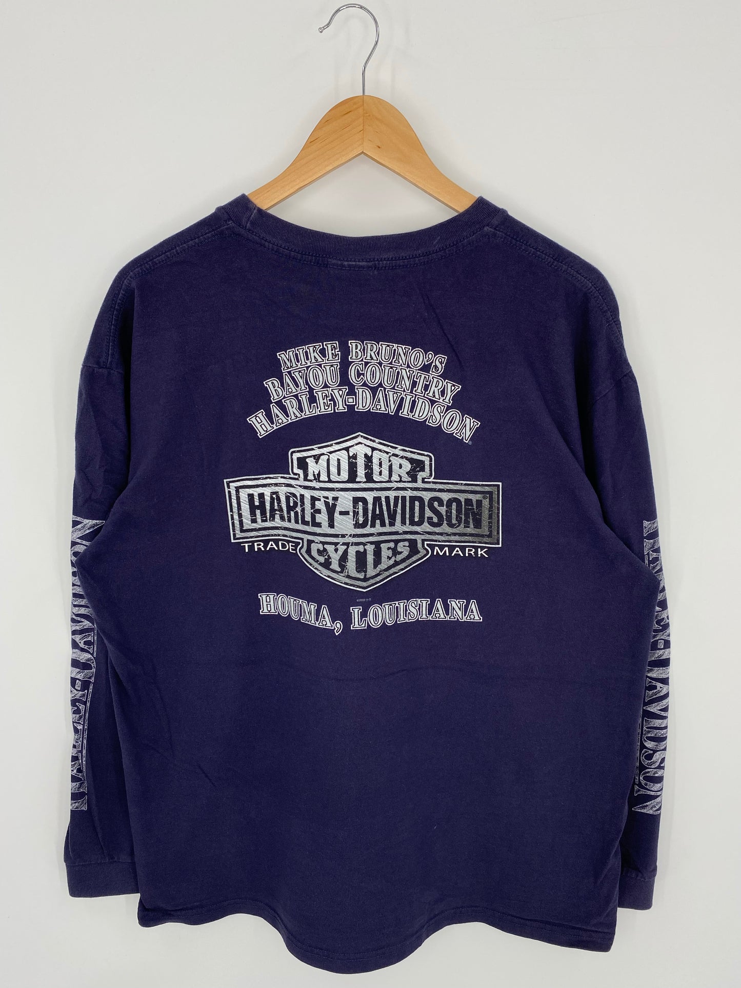 2009 HARLEY DAVIDSON Size XL Vintage Long Sleeve T-Shirt / K7781