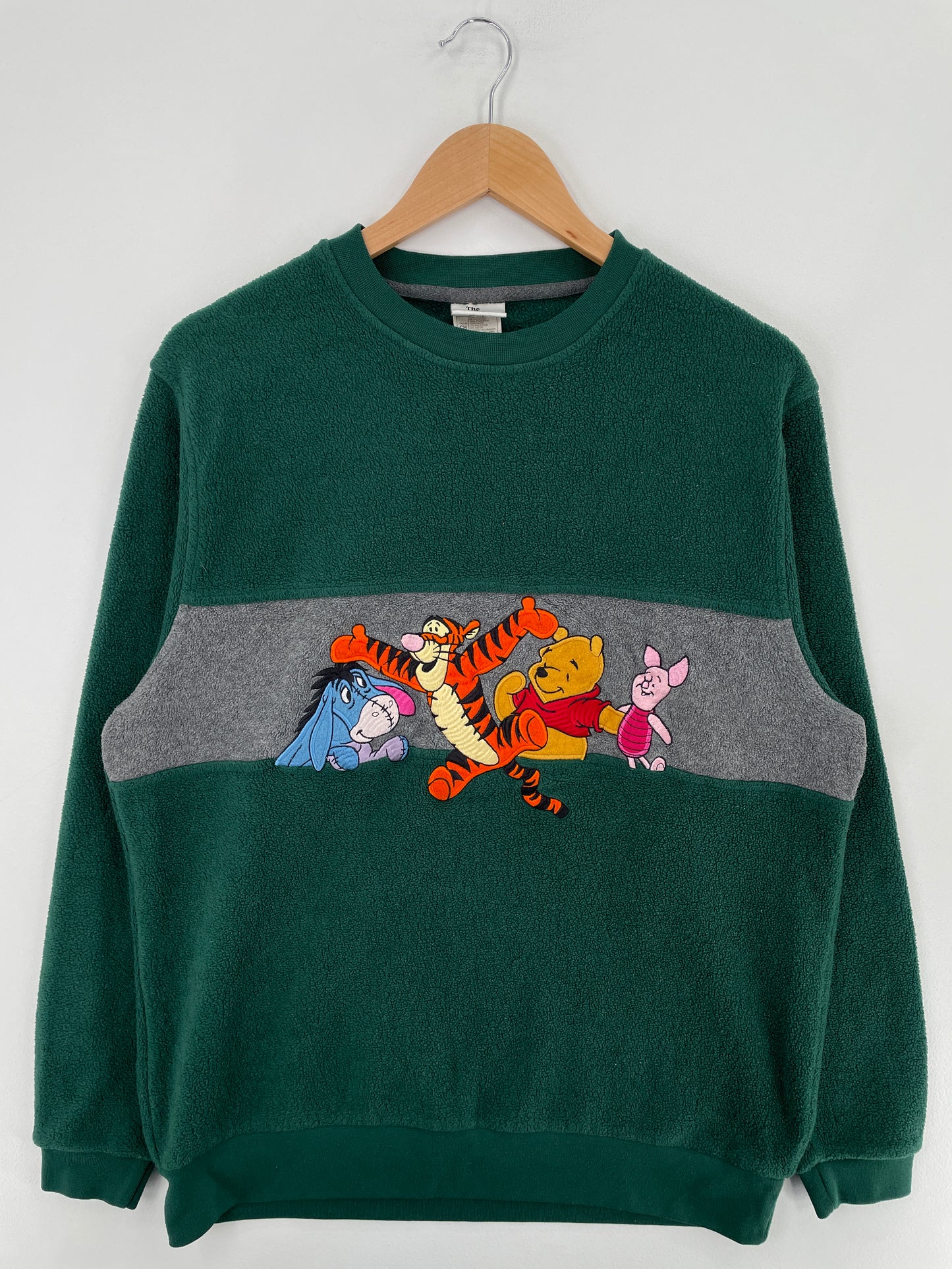 00' DISNEY WINNIE THE POOH Size S Vintage Fleece / E2579S