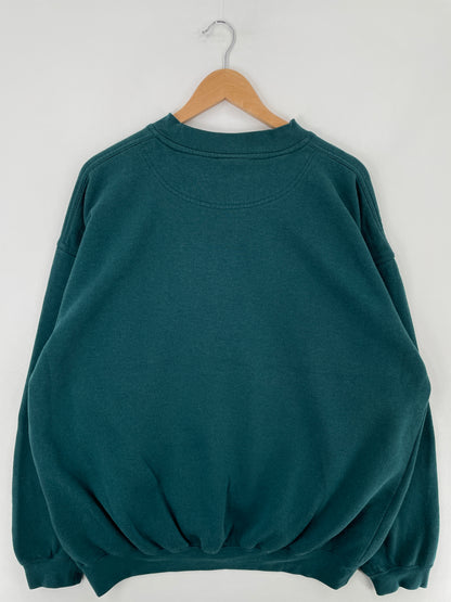 90's PHILADELPHIA EAGLES Size XXL Vintage NFL Sweat-shirt / E2989S