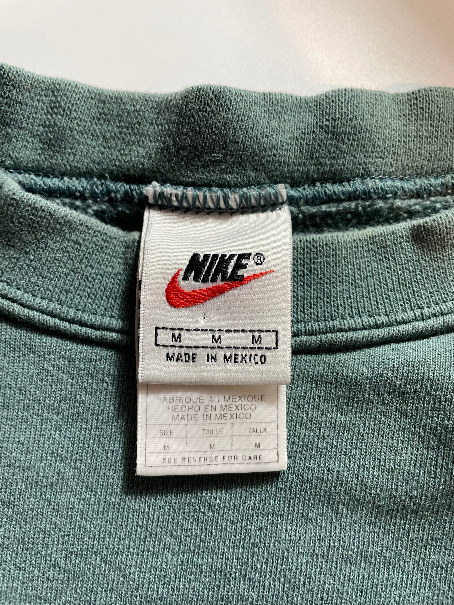 90’s NIKE MINI SWOOSH Size M Vintage Sweat-shirt / A8875