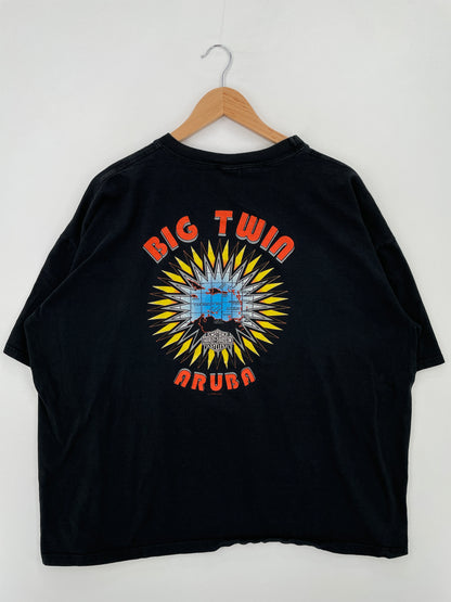 2002 HARLEY DAVIDSON CARIBBEAN Size XXL Vintage T-shirt / A7371