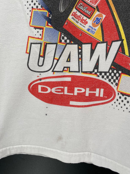 2002' NASCAR JERRY NADEAU Size XL Vintage Racing T-Shirts / A6171