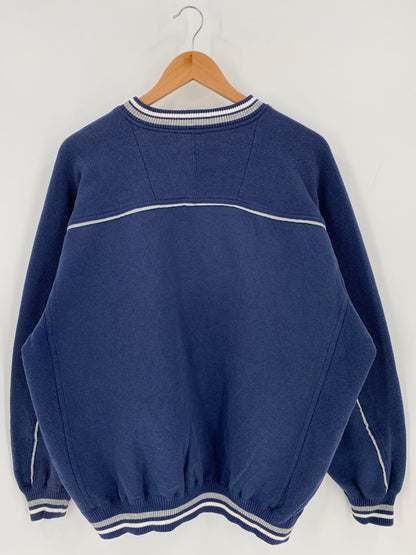 90's NEW ENGLAND PATRIOTS Size L Vintage NFL Sweat - Shirt/ K6455