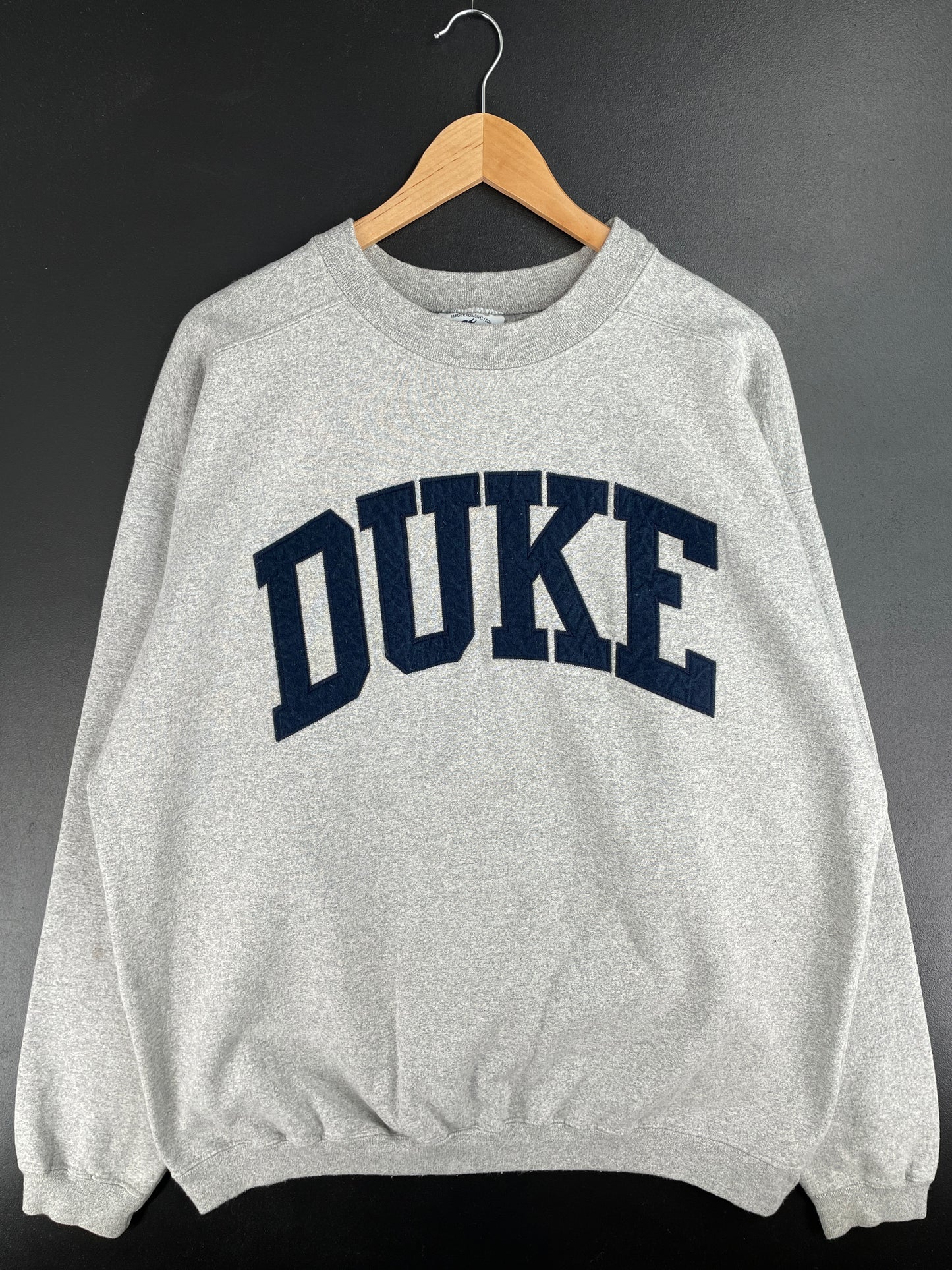 90's DUKE UNIVERSITY Made in USA Size XL Vintage College Sweat-Shirt / E2335S