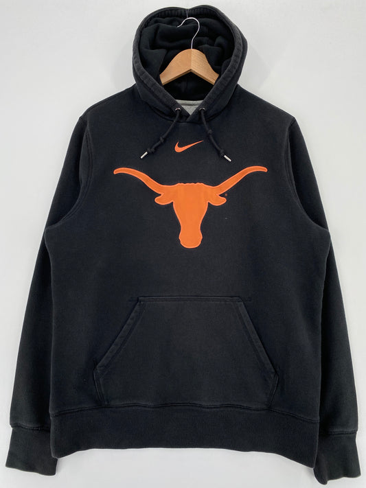 00' NIKE TEXAS Size L Vintage College Hoodie Sweat-Shirt / A3268
