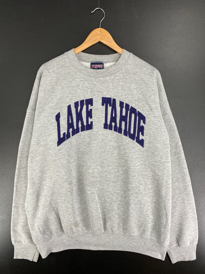 90’s LAKE TAHOE Made in USA Size XXL Vintage Sweat-Shirt / A5379