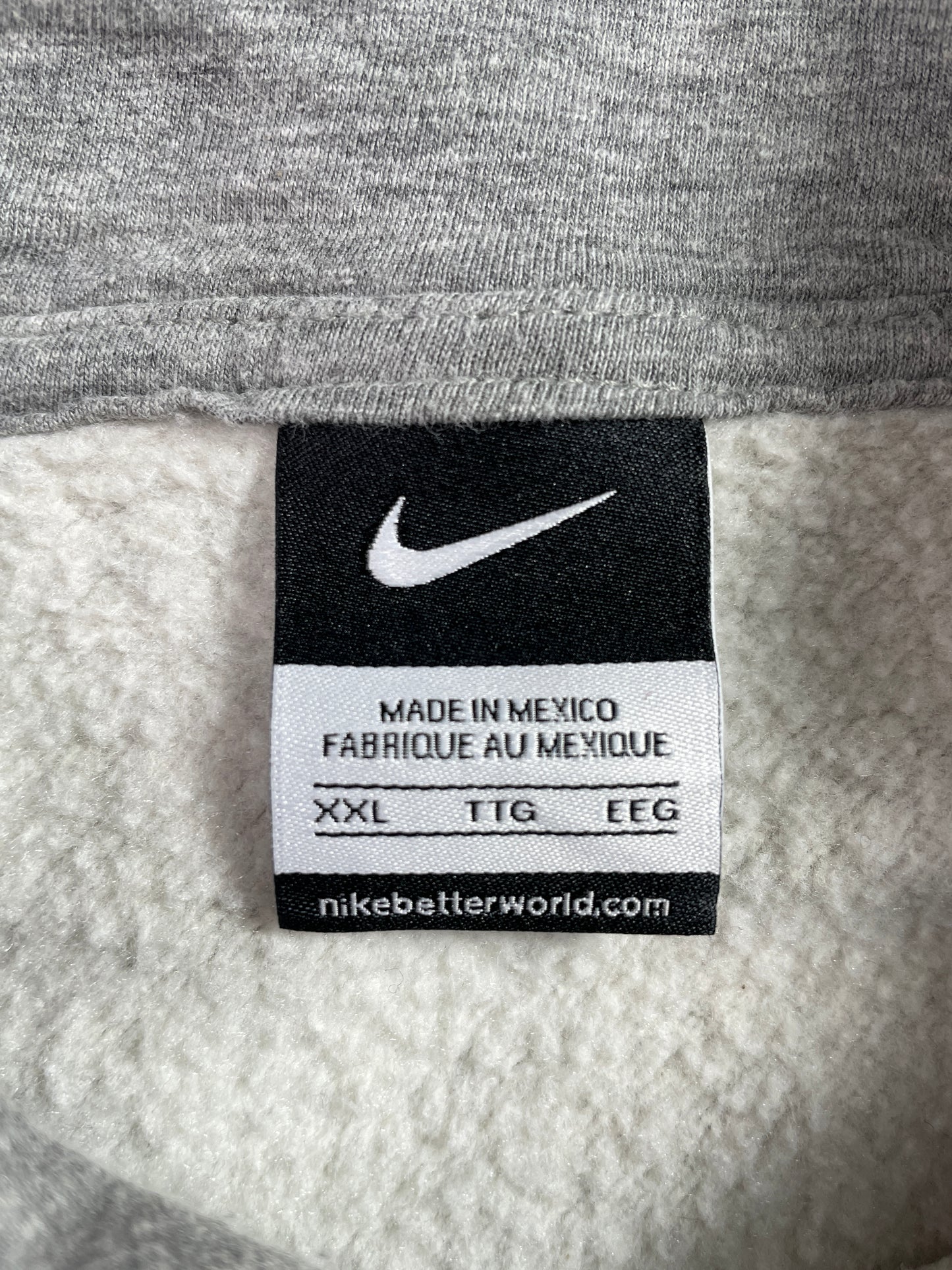 Vintage NIKE x C Size XXL Vintage Hoodie College Sweat-shirt / E5784S