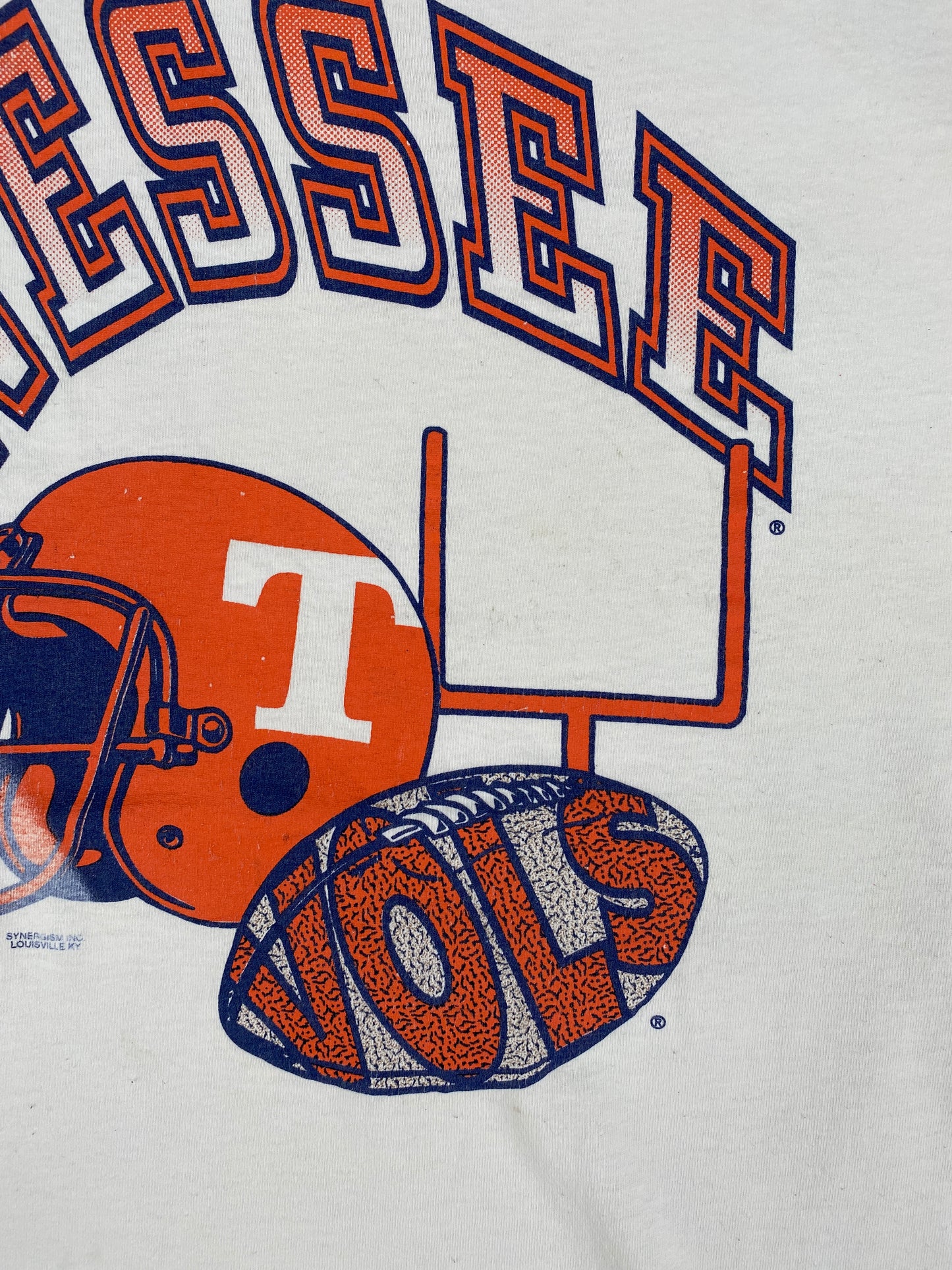 90's TENNESSEE VOLS Size XL Vintage College T-Shirt / A5768